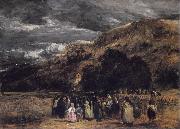 David Cox A Welsh Funeral china oil painting artist